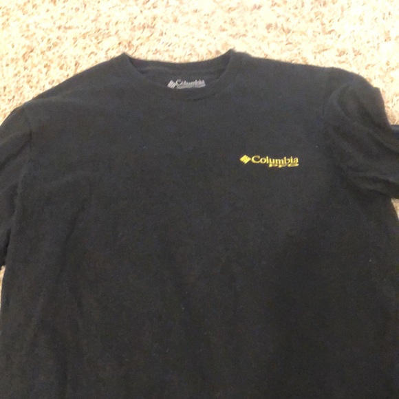 Columbia Black Fishing Shirt Longsleeve - Picture 2 of 2